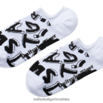 bijela 8XPTRV526 Onitsuka Tiger pribor nevidljive čarape uniseks