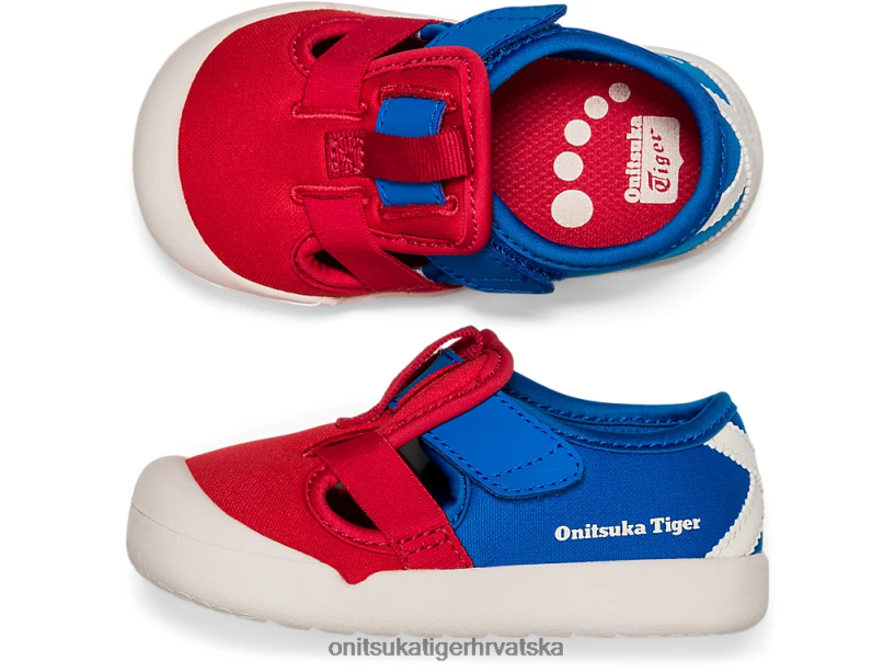 klasična crvena/directoire plava 8XPTRV657 Onitsuka Tiger cipele meksiko 66 sandala djeca - Slika 8