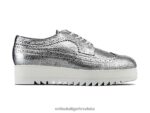 srebro 8XPTRV566 Onitsuka Tiger cipele brogue žene
