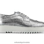srebro 8XPTRV566 Onitsuka Tiger cipele brogue žene