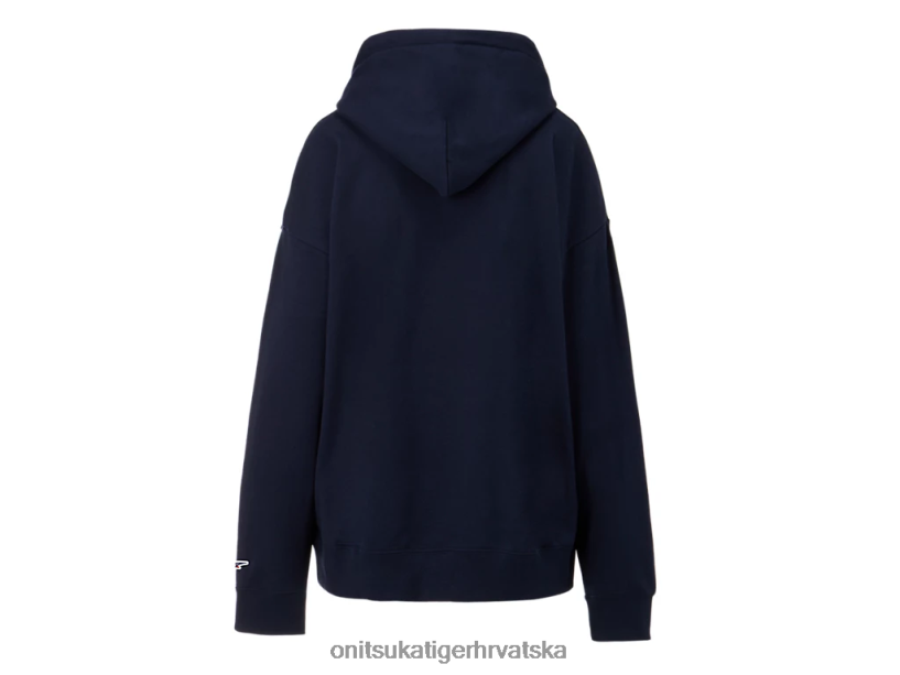tamna mornarica 8XPTRV479 Onitsuka Tiger odjeća majica s kapuljačom uniseks - Slika 4