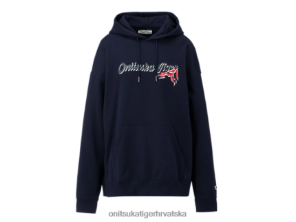 tamna mornarica 8XPTRV479 Onitsuka Tiger odjeća majica s kapuljačom uniseks