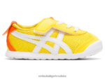 živo žuto/bijelo 8XPTRV654 Onitsuka Tiger cipele Meksiko 66 djeca
