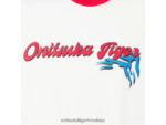 bijela 8XPTRV469 Onitsuka Tiger odjeća grafička majica uniseks - Slika 4