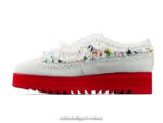 bijela 8XPTRV543 Onitsuka Tiger cipele brogue žene - Slika 4