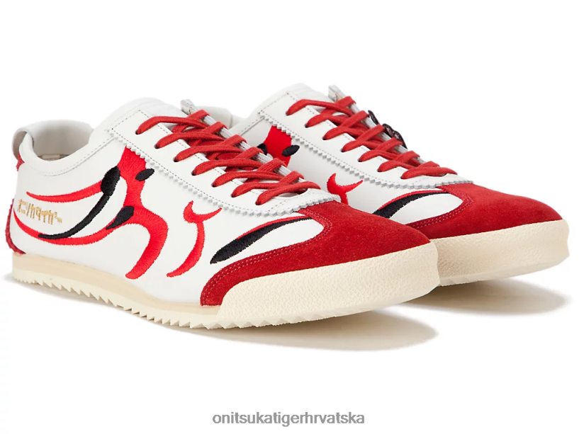 bijela/klasična crvena 8XPTRV140 Onitsuka Tiger cipele Meksiko 66 deluxe muškarci - Slika 2