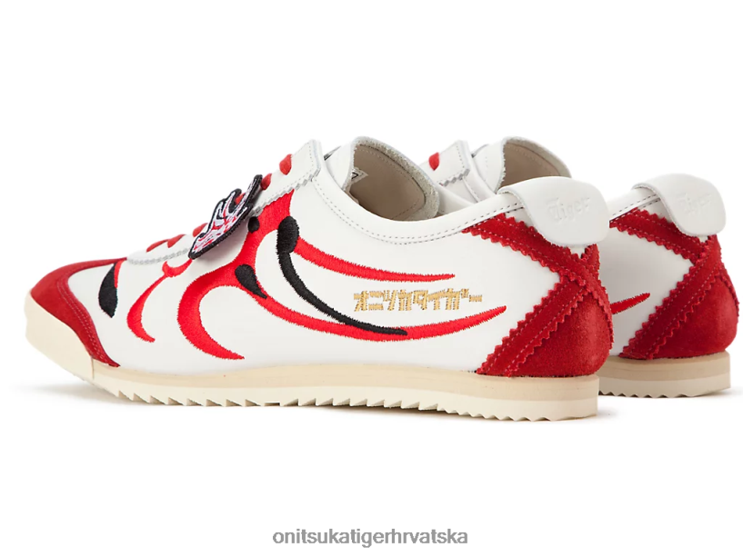 bijela/klasična crvena 8XPTRV140 Onitsuka Tiger cipele Meksiko 66 deluxe muškarci - Slika 3
