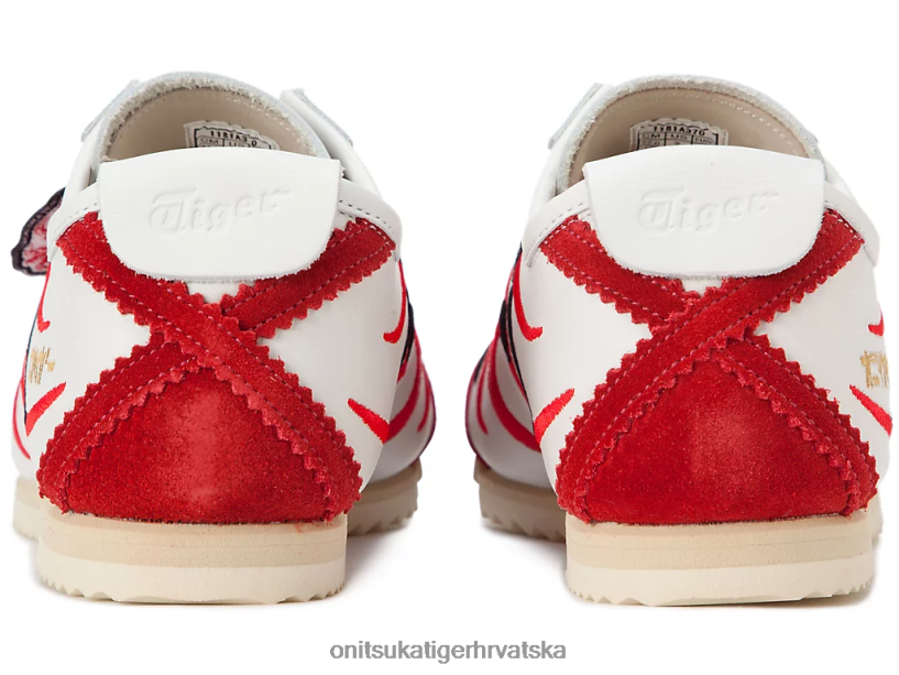 bijela/klasična crvena 8XPTRV140 Onitsuka Tiger cipele Meksiko 66 deluxe muškarci - Slika 5