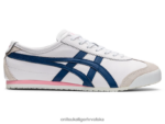 bijela/nezavisnost plava 8XPTRV584 Onitsuka Tiger cipele Meksiko 66 žene