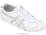 bijela/srebrna 8XPTRV134 Onitsuka Tiger cipele Meksiko 66 žene - Slika 2