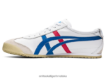 bijelo/plavo 8XPTRV365 Onitsuka Tiger cipele Meksiko 66 uniseks - Slika 4