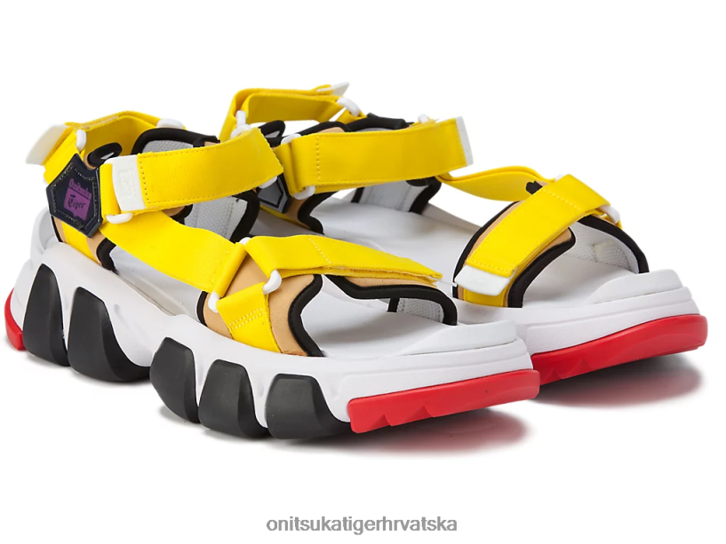 bijelo/vibrantno žuto 8XPTRV232 Onitsuka Tiger cipele remen za zube uniseks - Slika 2