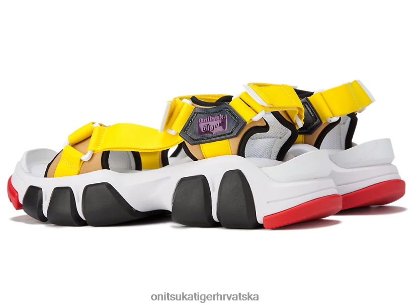 bijelo/vibrantno žuto 8XPTRV232 Onitsuka Tiger cipele remen za zube uniseks - Slika 3