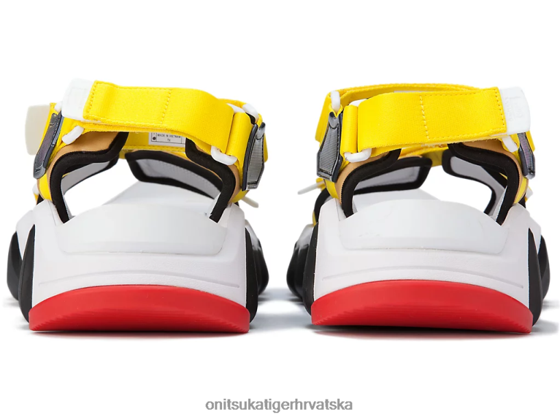 bijelo/vibrantno žuto 8XPTRV232 Onitsuka Tiger cipele remen za zube uniseks - Slika 5
