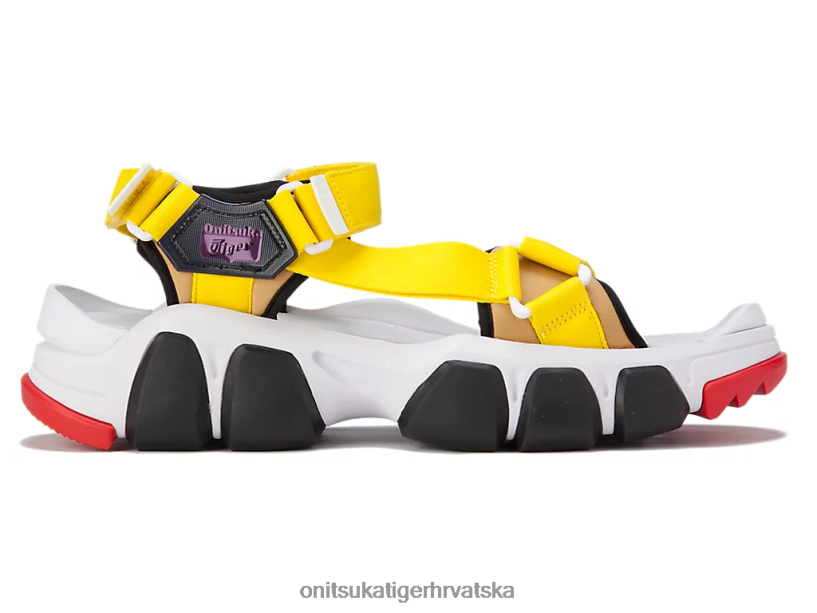 bijelo/vibrantno žuto 8XPTRV232 Onitsuka Tiger cipele remen za zube uniseks - Slika 1