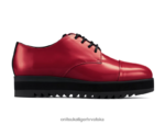 cikla crvena 8XPTRV548 Onitsuka Tiger cipele derbi žene