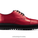 cikla crvena 8XPTRV548 Onitsuka Tiger cipele derbi žene