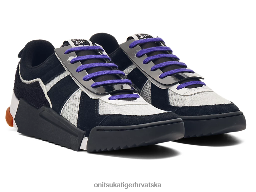 crna/glečer siva 8XPTRV205 Onitsuka Tiger cipele d-trener slip-on uniseks - Slika 2
