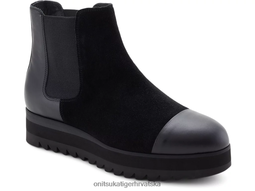 crna/ugljik 8XPTRV574 Onitsuka Tiger cipele side gore boot bok žene - Slika 2
