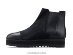 crna/ugljik 8XPTRV574 Onitsuka Tiger cipele side gore boot bok žene - Slika 4