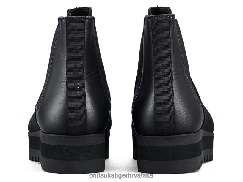 crna/ugljik 8XPTRV574 Onitsuka Tiger cipele side gore boot bok žene - Slika 5