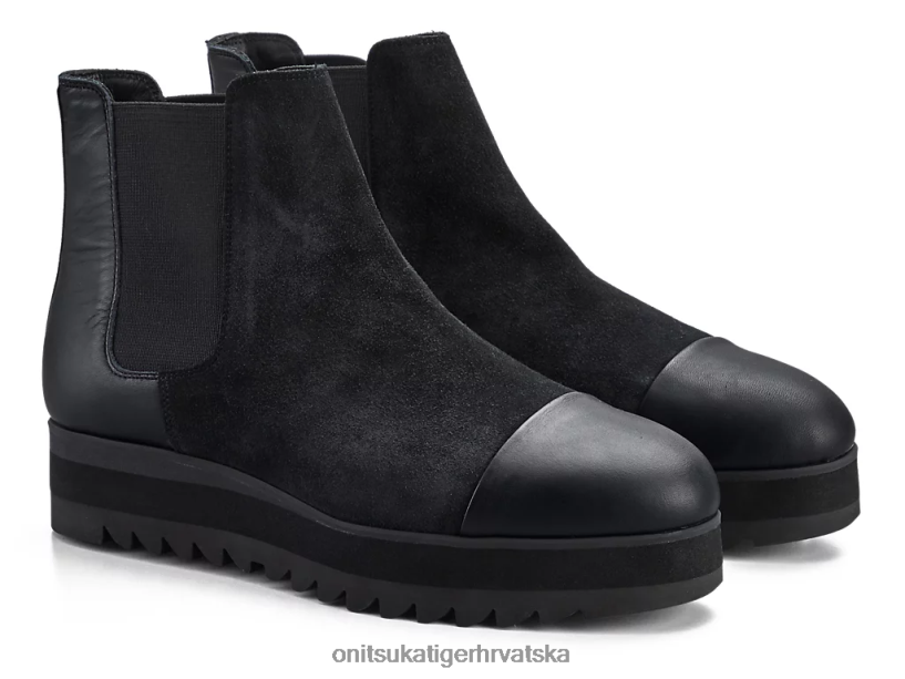 crna/ugljik 8XPTRV574 Onitsuka Tiger cipele side gore boot bok žene - Slika 8
