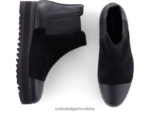 crna/ugljik 8XPTRV574 Onitsuka Tiger cipele side gore boot bok žene - Slika 9