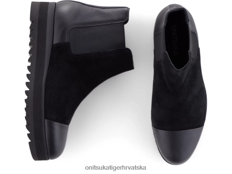 crna/ugljik 8XPTRV574 Onitsuka Tiger cipele side gore boot bok žene - Slika 9