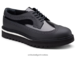 crno 8XPTRV211 Onitsuka Tiger cipele brogue uniseks - Slika 2