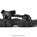 crno 8XPTRV231 Onitsuka Tiger cipele remen za zube uniseks