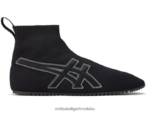 crno 8XPTRV290 Onitsuka Tiger cipele tai-chi-reb čarapa uniseks