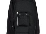 crno 8XPTRV379 Onitsuka Tiger odjeća Bomber jakna muškarci - Slika 5