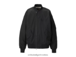 crno 8XPTRV415 Onitsuka Tiger odjeća p bomber jakna uniseks - Slika 16