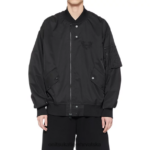 crno 8XPTRV415 Onitsuka Tiger odjeća p bomber jakna uniseks