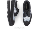 crno 8XPTRV538 Onitsuka Tiger cipele brogue žene - Slika 5