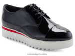 crno 8XPTRV546 Onitsuka Tiger cipele derbi žene - Slika 2