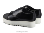 crno 8XPTRV553 Onitsuka Tiger cipele derbi žene - Slika 3