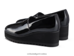 crno 8XPTRV575 Onitsuka Tiger cipele klin-s žene - Slika 3