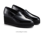crno 8XPTRV575 Onitsuka Tiger cipele klin-s žene - Slika 8