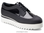crno 8XPTRV578 Onitsuka Tiger cipele brogue žene - Slika 2