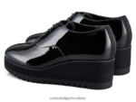 crno 8XPTRV579 Onitsuka Tiger cipele klin-o žene - Slika 3