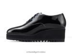 crno 8XPTRV579 Onitsuka Tiger cipele klin-o žene - Slika 4