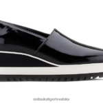 crno 8XPTRV580 Onitsuka Tiger cipele klin-s žene