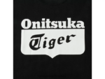 crno bijeli 8XPTRV661 Onitsuka Tiger odjeća majica s logotipom djeca - Slika 5