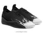 crno bijeli 8XPTRV68 Onitsuka Tiger cipele acromount pletivo uniseks - Slika 2