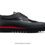 crno/klasično crveno 8XPTRV371 Onitsuka Tiger cipele brogue muškarci