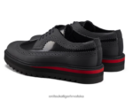 crno/klasično crveno 8XPTRV371 Onitsuka Tiger cipele brogue muškarci - Slika 3