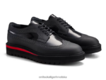 crno/klasično crveno 8XPTRV371 Onitsuka Tiger cipele brogue muškarci - Slika 8