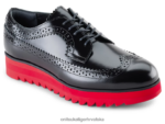crno/klasično crveno 8XPTRV539 Onitsuka Tiger cipele brogue žene - Slika 2