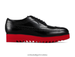 crno/klasično crveno 8XPTRV539 Onitsuka Tiger cipele brogue žene